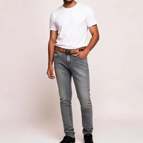 Grey_Denim_Slim_Fit_Jeans_For_Men