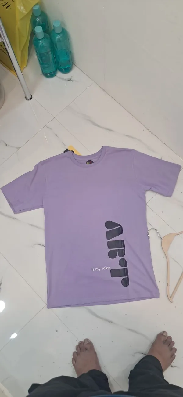 Lavender_Casual_T-Shirt_for_Men