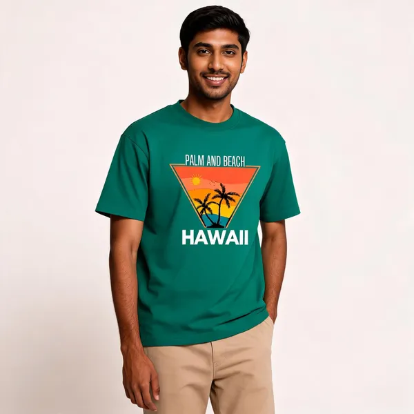 Green_Cotton_Regular_Fit_Graphic_T-Shirt_For_Men
