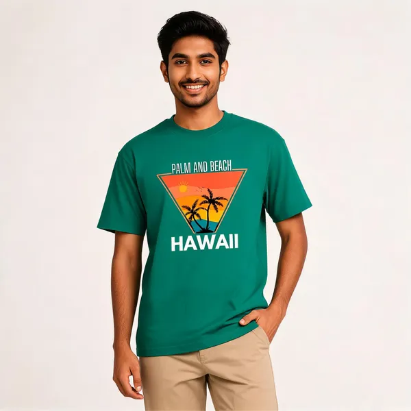 Green_Cotton_Regular_Fit_Graphic_T-Shirt_For_Men