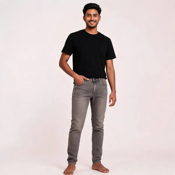 Grey_Denim_Slim_Fit_Jeans_For_Men