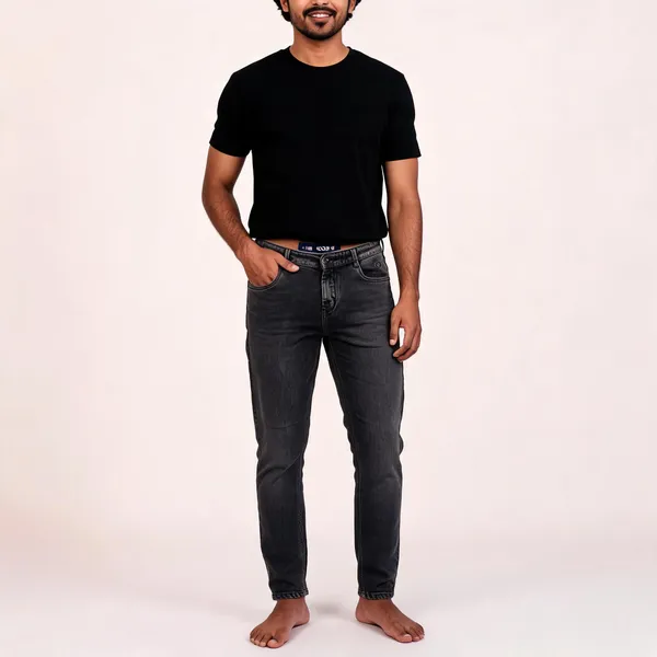 Grey_Denim_Slim_Fit_Jeans_For_Men