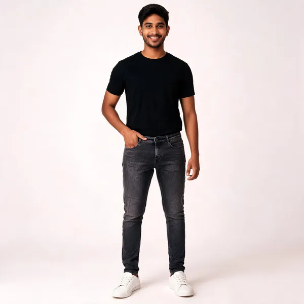 Grey_Denim_Slim_Fit_Jeans_For_Men