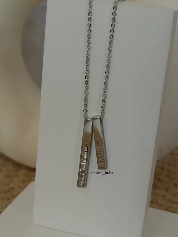 Rectangle_Love_Necklace_Silver_Plated_Default_Title