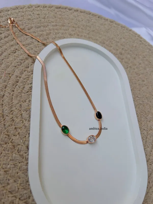Multicolour_Crystal_Snake_Chain_Necklace_Default_Title