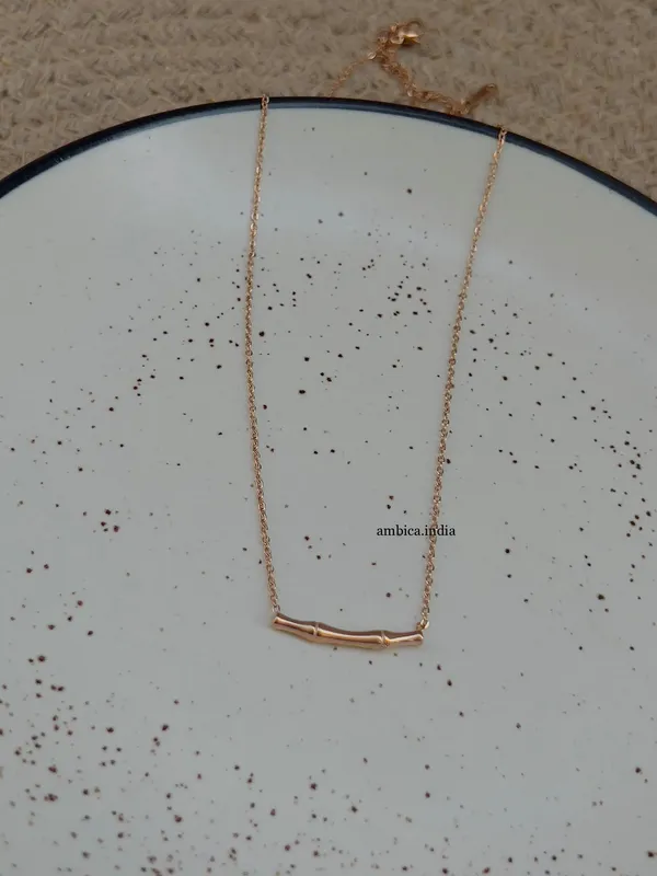 Bamboo_Necklace_Rose_Gold_Default_Title