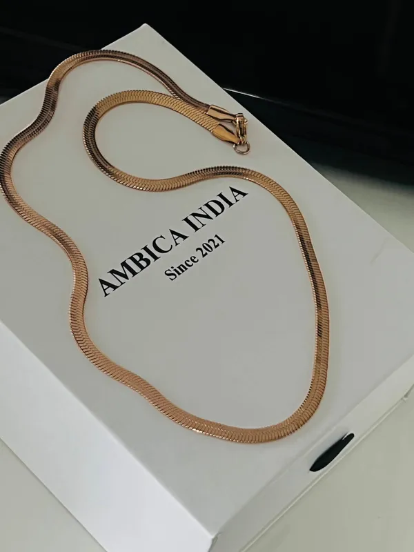 Snake_Chain_Rose_Gold_Plated_Default_Title