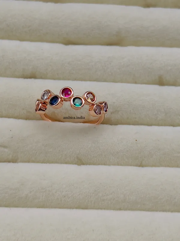 Multicolour_Ronud_Adjustable_Ring_Default_Title