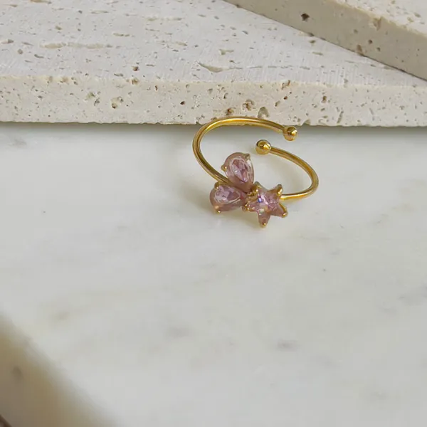 Flower_Pink_Crystal_Adjustable_Ring_Default_Title