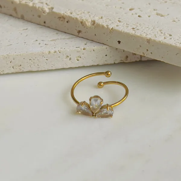Lotus_White_Crystal_Adjustable_Ring_Default_Title