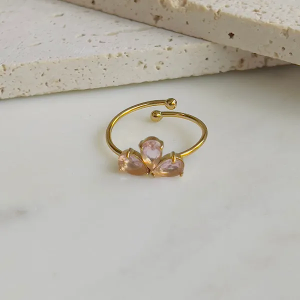 Lotus_Pink_Crystal_Adjustable_Ring_Default_Title