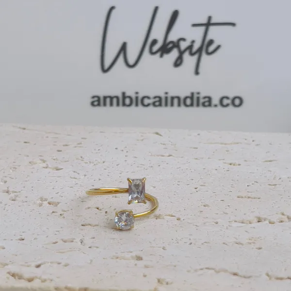White_Tiny_Crystal_Ring_Default_Title