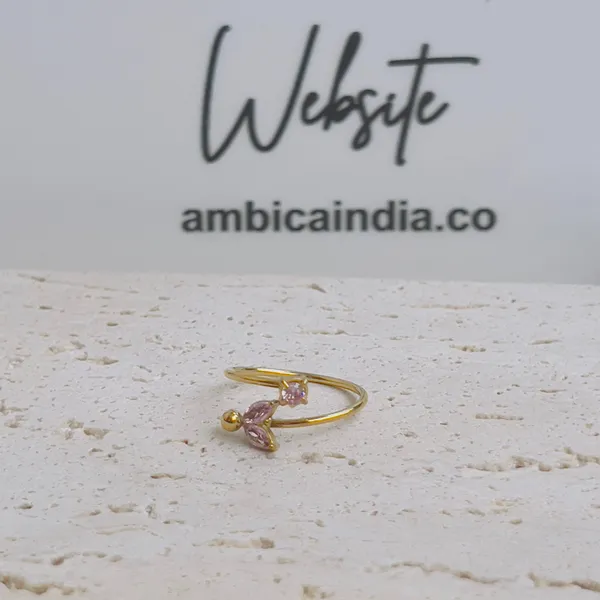 Leaf_Cross_Pink_Crystal_Ring_Default_Title