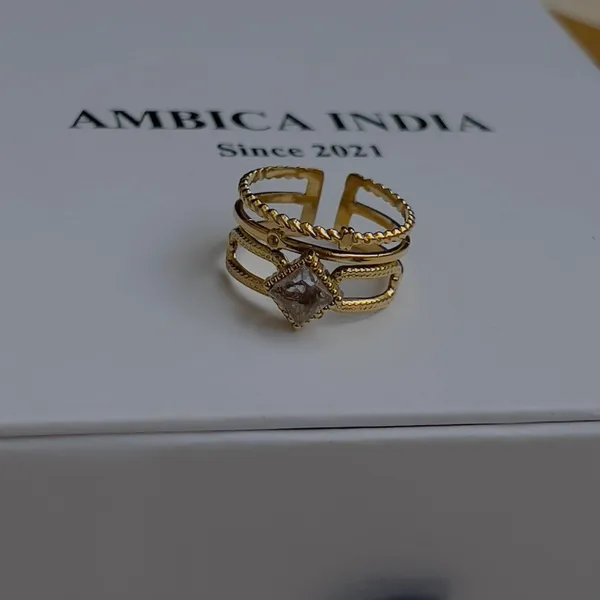 White_Crystal_Link_Line_Ring_Default_Title