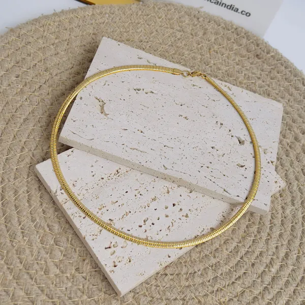 Thin_Snake_Chain_18k_Gold_Plated_Choker_Default_Title
