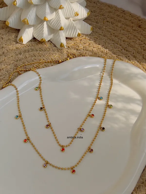 Multicolour_Crystal_Layered_Necklace_18k_Gold_Plated_Default_Title