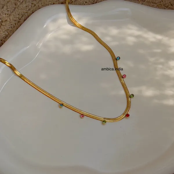 Small_Multicolour_Crystal_Snake_Chain_Default_Title