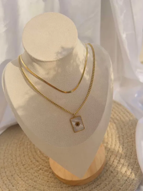 Square_Shell_Pendant_Layered_Necklace_Default_Title
