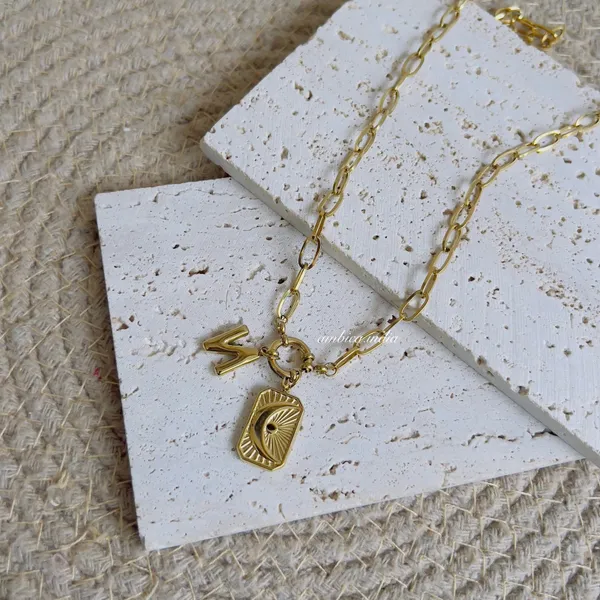 Link_Chain_With_Initial_Charms_Necklace_Default_Title