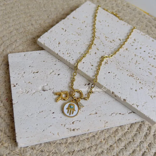 Link_Chain_With_Initial_Charms_Necklace_Default_Title