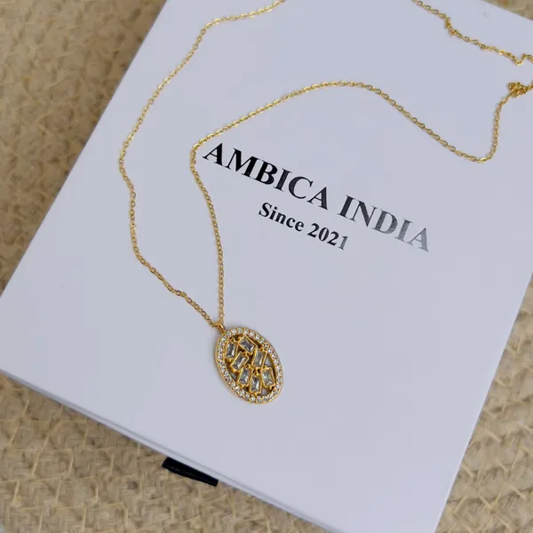 White_Crystal_Necklace_Default_Title