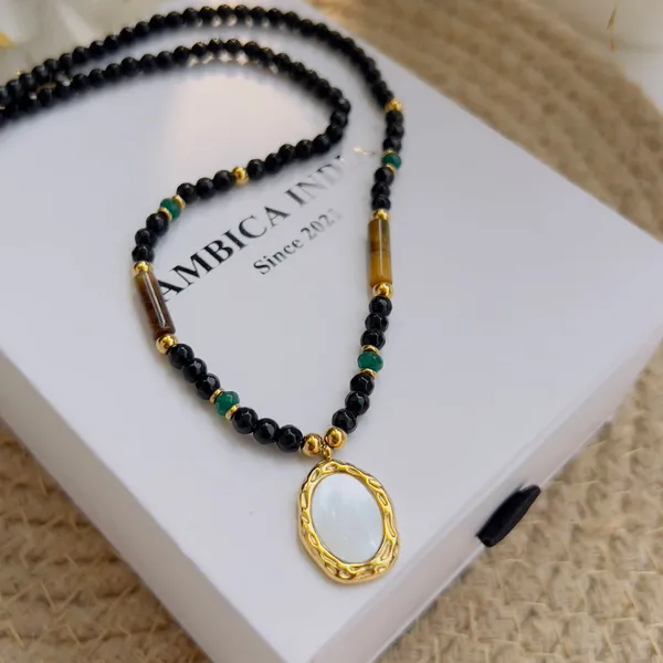 Black_Green_Brown_Stone_Necklace_Default_Title