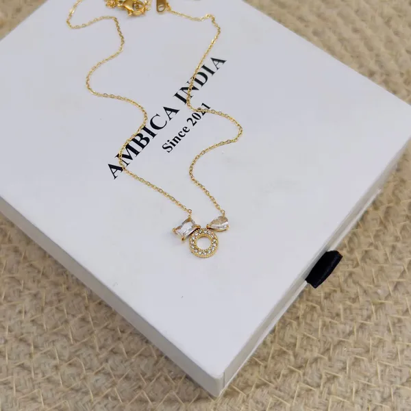 White_Crystal_With_Round_Necklace_Default_Title