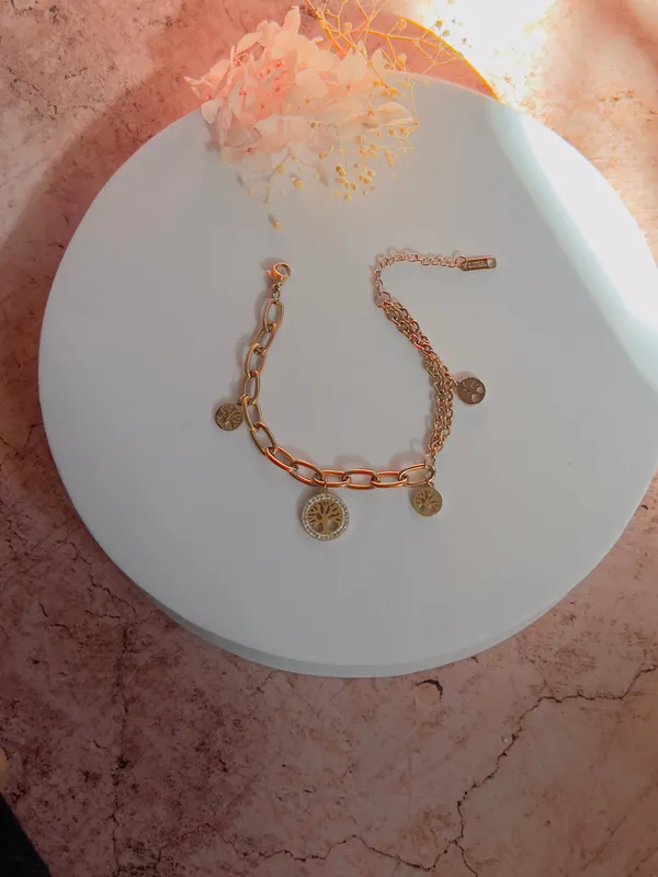 Tory_Link_Chain_Bracelet_Default_Title