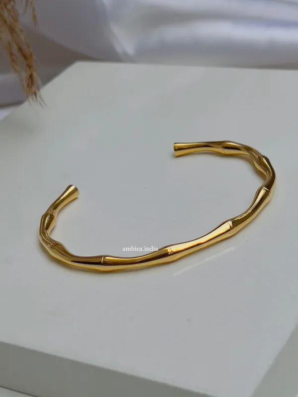 Bamboo_Bracelet_18k_Gold_Plated_Default_Title