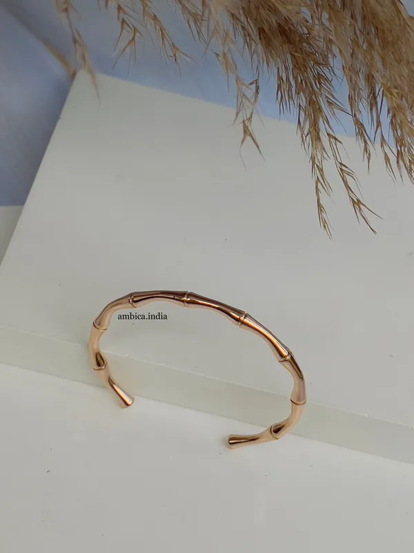 Bamboo_Bracelet_Rose_Gold_Plated_Default_Title