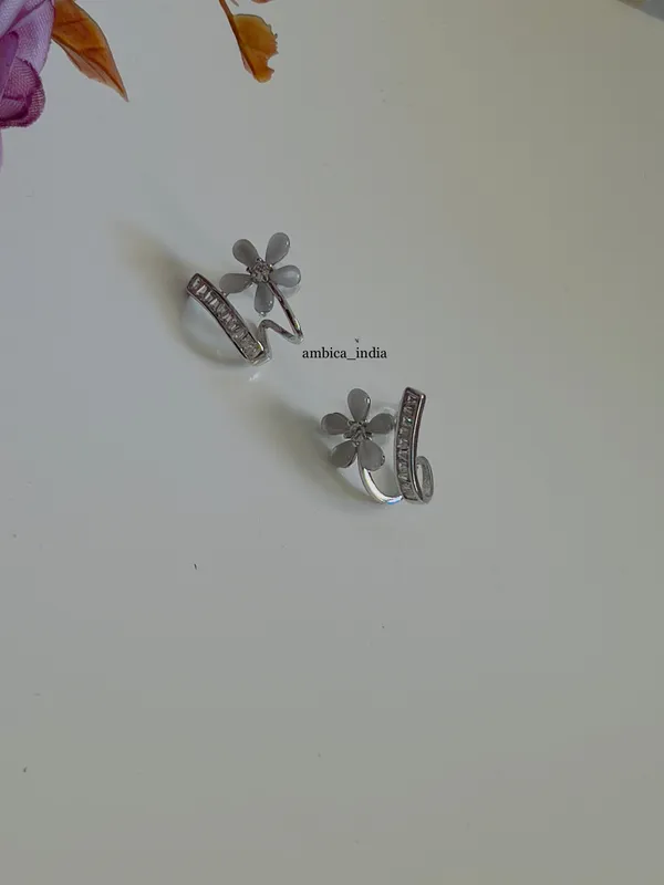 Flower_Earrings_Silver_Plated_Default_Title