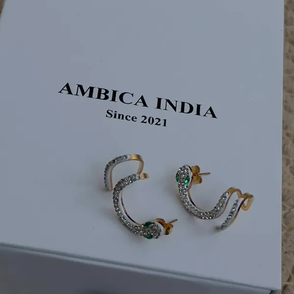 Snake_Earrings_Rose_Gold_Plated_Default_Title