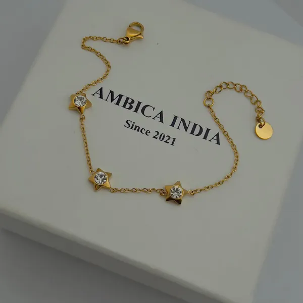 White_Crystal_Bracelet_Default_Title