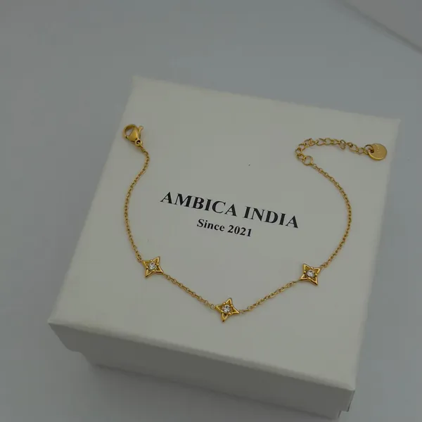 White_Crystal_Bracelet_Default_Title