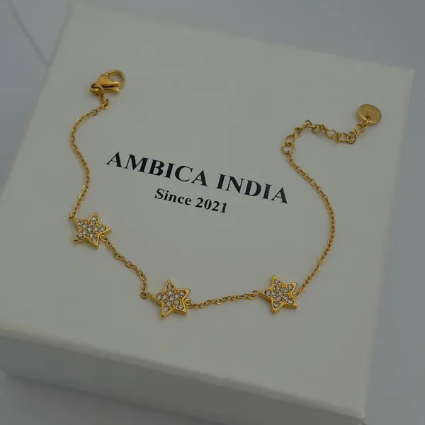 White_Crystal_Bracelet_Default_Title