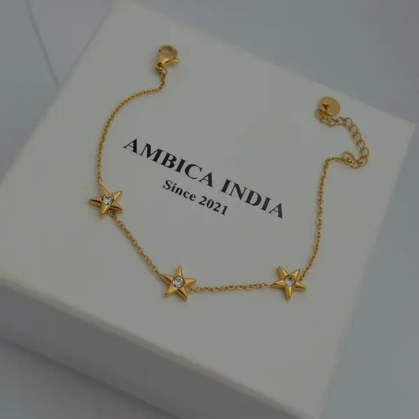 White_Crystal_Bracelet_Default_Title