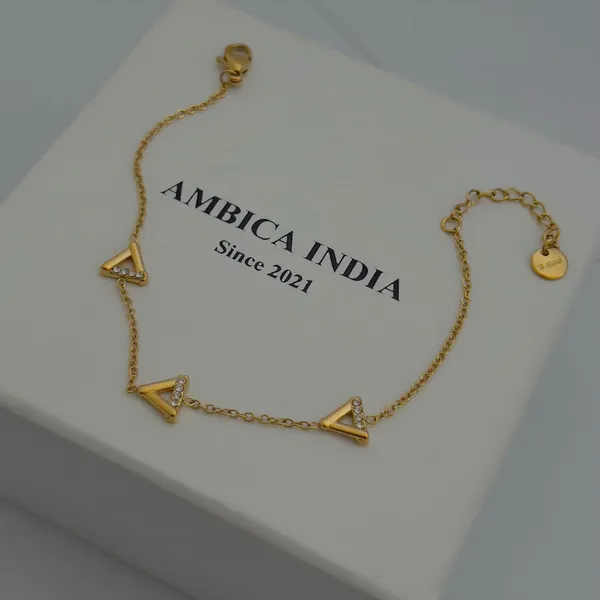 White_Crystal_Bracelet_Default_Title