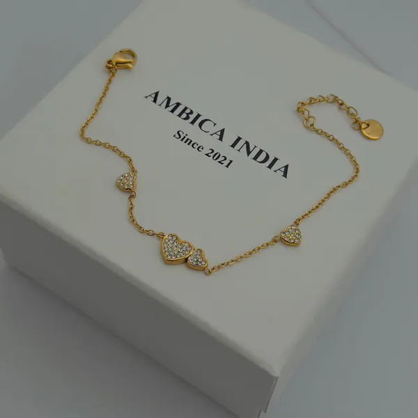White_Crystal_Bracelet_Default_Title