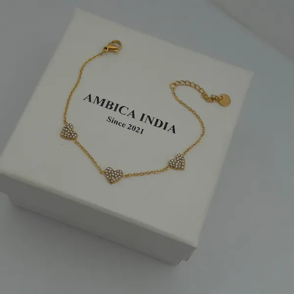 White_Crystal_Bracelet_Default_Title