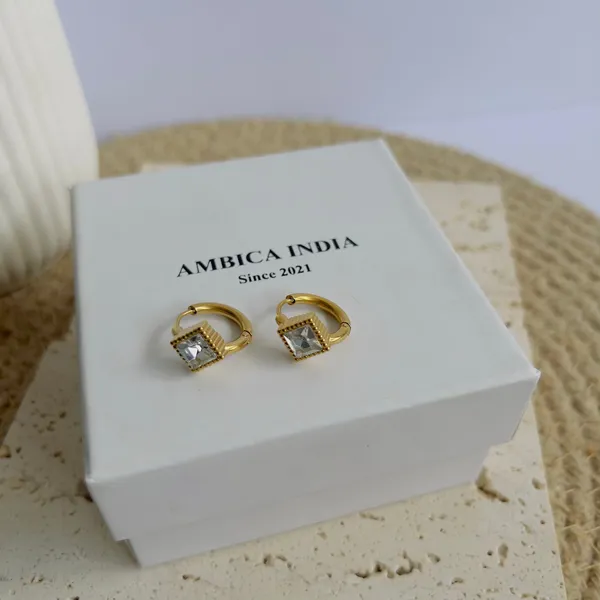 Triangle_White_Crystal_Bezel_Huggie_Earrings_Default_Title