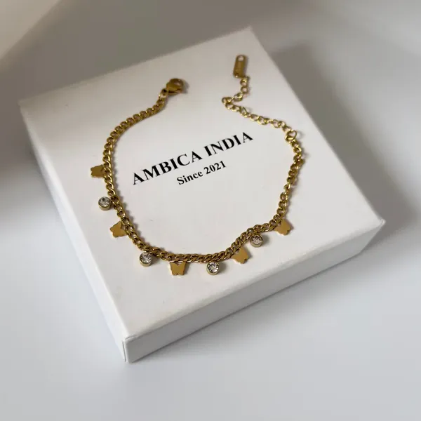 Butterfly_With_White_Crystal_Bracelet_Default_Title