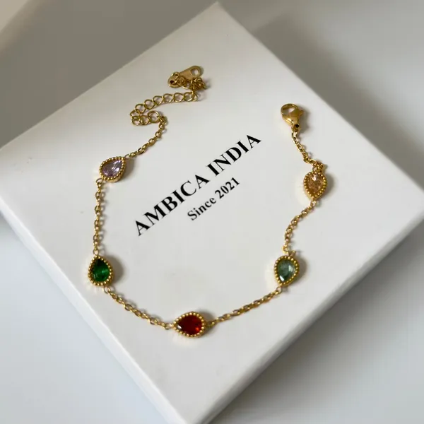 Multicolour_Crystal_Bracelet_Default_Title