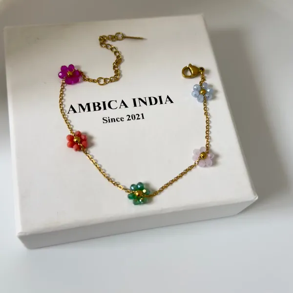 Multicolour_Flower_Bracelet_Default_Title