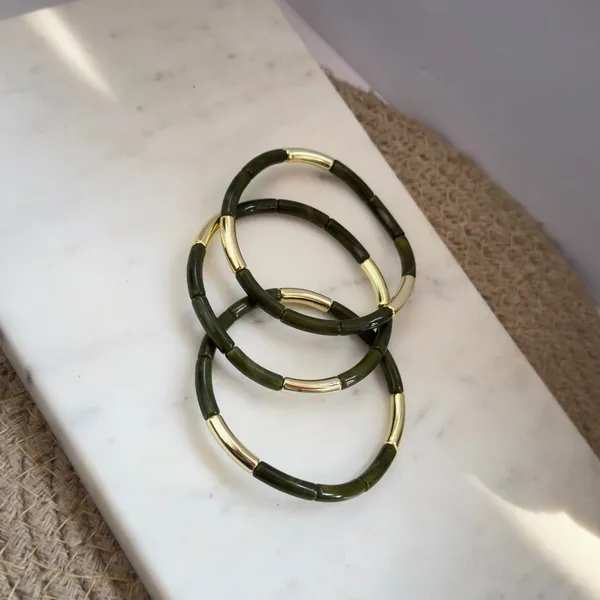 Olive_Acrylic_Stretchy_Bracelet_Combo_Default_Title