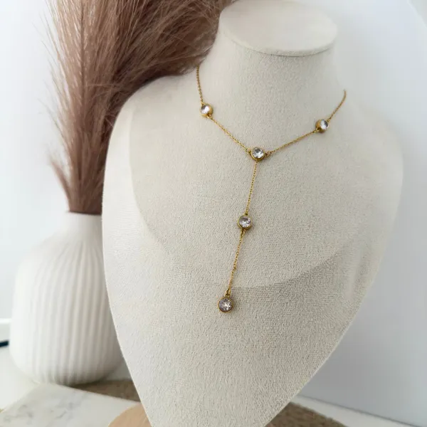 White_Crystal_Drop_Necklace_Default_Title