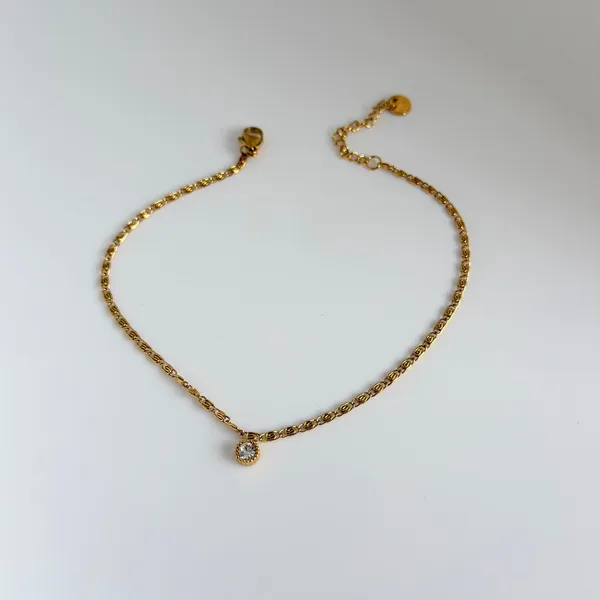 White_Crystal_Anklet_Default_Title