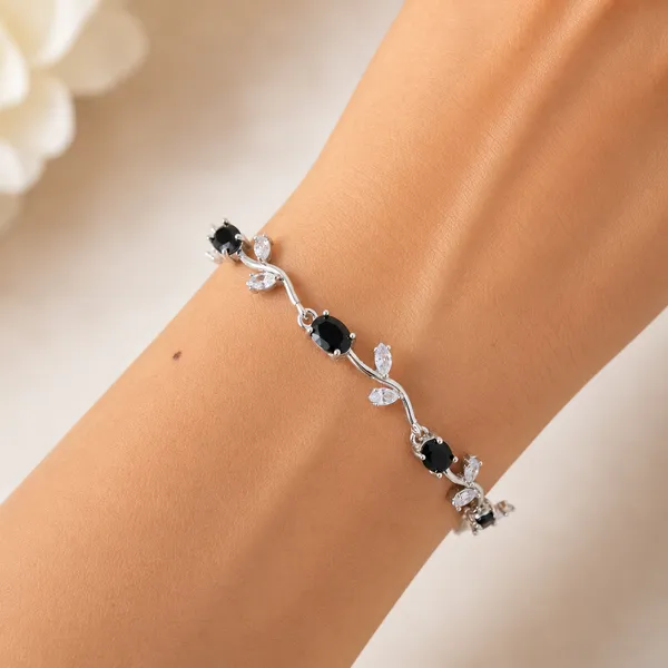 Black_White_Silver_Tulip_Bracelet_Default_Title