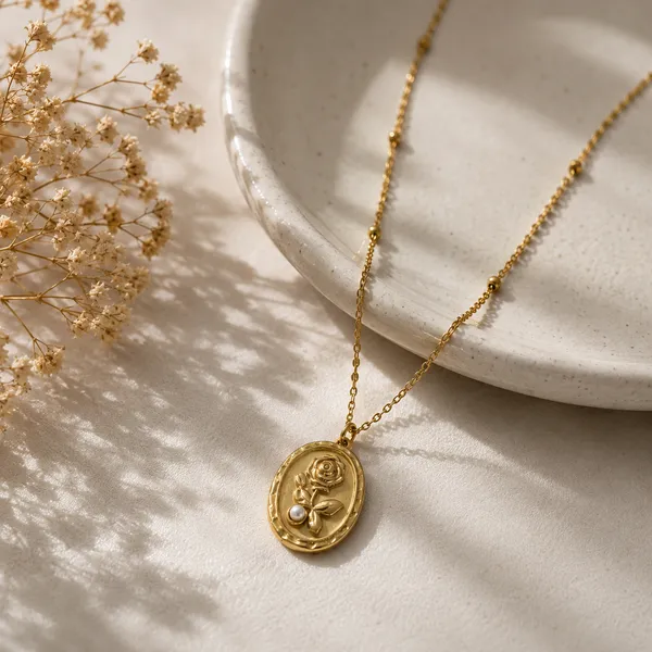 Pearl_With_Rose_Necklace_Default_Title