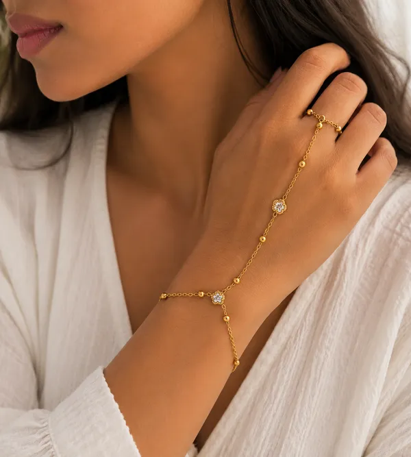 White_Daisy_Hand_Chain_Default_Title