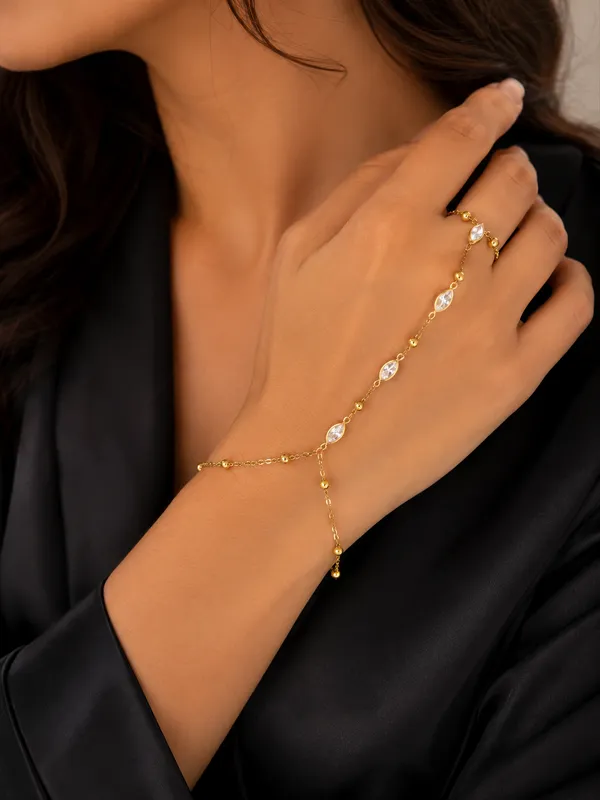 White_Crystal_Hand_Chain_Default_Title